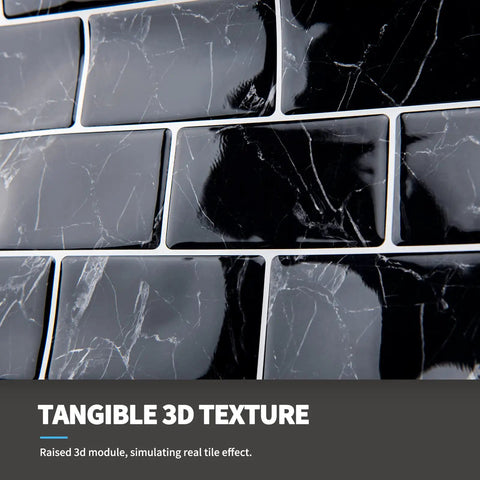 Peel And Stick Marble Subway Tile Backsplash 12x12 In Easy Install With 40 Percent More Coverage Eco Friendly heat and moisture resistant