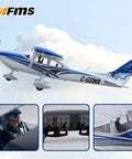 Cessna 182 RC Plane For Beginners And Adults, 1500mm Wingspan Red Starter Friendly Single Engine Propeller Hobby Aircraft