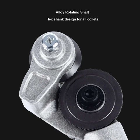 Power Drill Plate Shears Attachment for Metal Cutting Sheet Cutter Adapter Kit with alloy rotating shaft close-up view