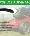 Close up of 5/8 Inch By 178 Inch Drive Belt Replacement For TimeCutter HD X5450 XS5450 ZX5400 riding mower showing durability features