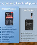 RC Car Brushless ESC Programming Card LED Programmer For Limited Compatibility Only Works With The Same Manufacturer ESCs 50A 60A 90A 110A V2 Version Pro, showing updated version with LED display and old version side by side.
