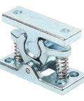 Heavy Duty Double Roller Cabinet Door Catch With Spring Loaded Latch, 65x42mm, stainless steel, for secure cabinet locking.