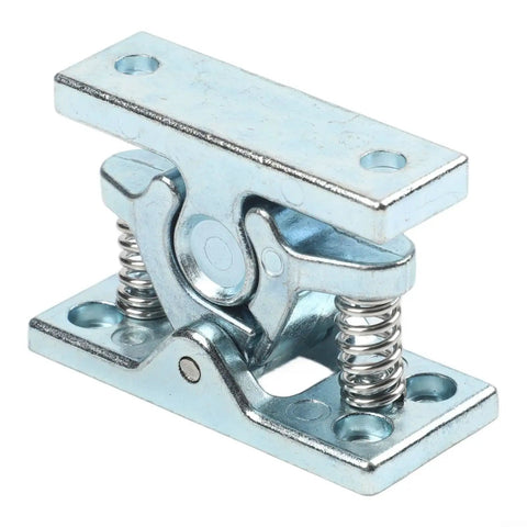 Heavy Duty Double Roller Cabinet Door Catch With Spring Loaded Latch, 65x42mm, stainless steel, for secure cabinet locking.