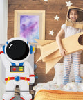 4.67 Ft Astronaut Cardboard Cutout For Space Party Stand Up Backdrop And Photo Prop Perfect For Classroom Decor Vacation Bible School Space Theme Parties Science Fairs And Event Highlights.
