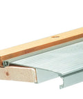 View of TAOC36A Adjustable Aluminum And Oak Sill Threshold For Doors, 3 Ft Long By 5 5/8 In Wide By 1 3/8 In High, Mill Finish