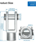 Y Type Foot Mount Flange For SC63 Pneumatic Cylinders 63mm Bore With M16x1.5 Thread Ports Built Tough In Heavy Duty Iron