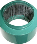 Rugged Seven Point Five Horsepower Three Phase Cyclone Dust Collector Delivers knockout suction and sweet airflow from green filter housing.