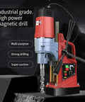 Top Rated 16Mm Magnetic Drill Press With Powerful 11500N Holding Force And 600rpm Speed for heavy duty metal work.