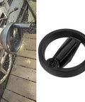 Beefed Up Handwheel For Lathe And Milling Machines, Rotating Handle For Drilling Machines, Aluminum Alloy, shown on a machine