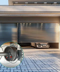 Garage Door Torsion Spring Conversion Kit For 7 Foot High Doors With Cable Rollers, Beefed-Up Cables, Brackets And Hardware in use