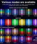 Visual modes for 61 Inch RGB Color Changing Floor Lamp With Remote Music Sync Dimmable LED Standing Light