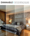 Bedroom lighting transformation with A15 LED Bulb 7W 600 Lumens 3000K Soft White 40W Equivalent Dimmable Enclosed Fixture Rated E26 Medium Base.