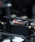 Magnetic Body Mount For 1/24 RC Crawler Easy Install Invisible Body Post Upgrade For FMS FCX24M in aluminum close-up view.