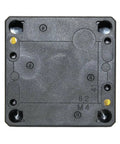 Built Tough Emergency Stop Control Station With 40mm Red E Stop Button NEMA 4 Enclosure Includes 1NC 1NO Contacts And Push Pull With Visual Indicator For Quick Safe Shutdown In Industrial Machinery, rear view