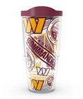 Washington Commanders 24oz Double Wall Insulated Tumbler Cup Keeps Drinks Cold Or Hot All Day BPA Free Impact Resistant