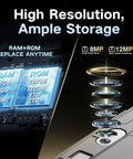 High-resolution storage image showing RAM options and camera lens details of Hard As Nails Rugged Windows 11 Tablet.