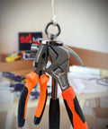 Powerful 150 Lb Neodymium Magnetic Lifting Set, Heavy Duty Salvage Magnets For Removing And Retrieving, tools attached
