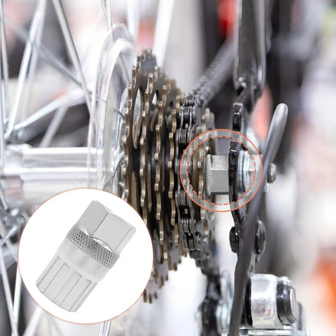 Heavy Duty Pro Grade Bicycle Freewheel Remover Tool For Quick Bike Repairs with Shimano Sunrace Sram Dnp compatibility in use