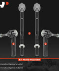 Front Inner And Outer Tie Rod End Kit For Dodge Journey 2009 Through 2020 Direct Fit Replacement To Fix Loose Steering Squeaky Clunky Noises And Unstable Handling With Durable Alloy Steel Joints For An Easy Install And A Smoother Ride, 4pc