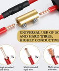 All In One Wire Connector Kit With 4 6 8 10 AWG Quick Wiring Terminals 70 Screws 35 Heat Shrink Tubes And 3 Wrenches