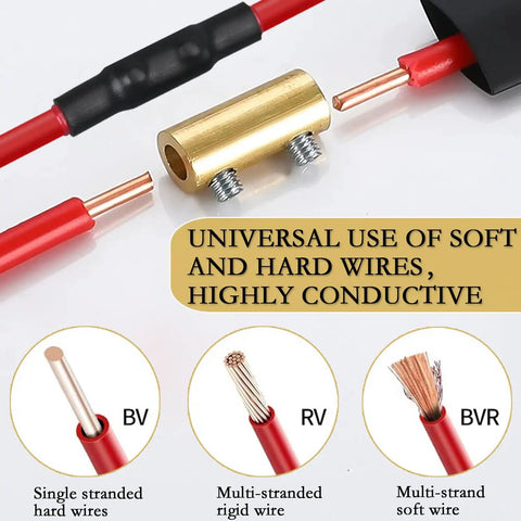All In One Wire Connector Kit With 4 6 8 10 AWG Quick Wiring Terminals 70 Screws 35 Heat Shrink Tubes And 3 Wrenches