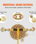 Heavy Duty Chain And Binder Kit For Truck Tie Downs And Hauling, 3/8 To 1/2 Inch Ratchet Load Binders With 9200 Lbs, G80 Chains