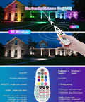 Remote controlling 25W RGB RGBW Wall Wash Lights Outdoor IP66 Waterproof LED Stage Light Bar 4 Pack illuminating house