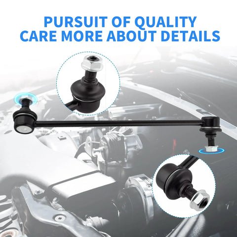 Front Sway Bar Link Stabilizer For Nissan Altima Maxima Murano Rogue Pathfinder Infiniti QX60 JX35 Sway Bar End Links Kit K750094 K750095 Improves Handling And Reduces Body Roll With Durable Suspension Upgrade