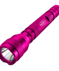 Ultra Bright LED Flashlight With 180 Lumens, 150 Meter Beam, Compact Water Resistant EDC Light, Pink Finish