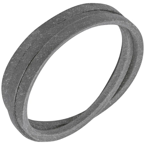 Premium American Style Transmission Drive Belt For John Deere ZTrak Z235 Z315E Z335M Z355R Zero Turn Mower Replacement 62 Inch Fits Z375R with grey polyester material.