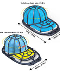 Hat Washer Frame For Washing Machine Or Dishwasher Cap Rack Shaper And Cleaning Protector with size options shown