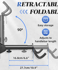 Bike Wall Mount Hanger Adjustable 2 Pack Space Saving Horizontal Bicycle Rack dimensions and adjustable features