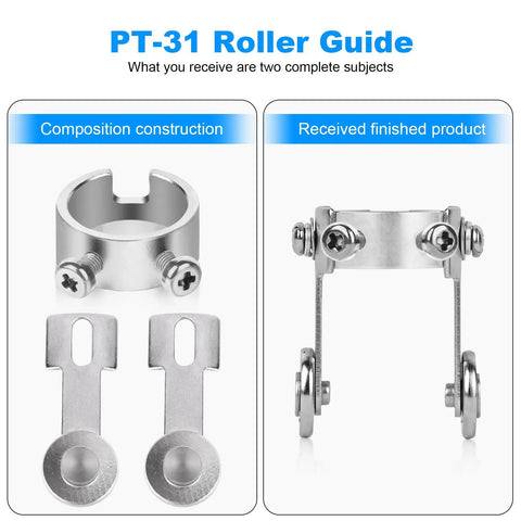 Two Pack PT31 Plasma Cutter Roller Guide Wheel Spacers For Touch Arc Torch Fits CUT 35 40 45 60 50D LG40 LGK40 Circle Compass Stand Off