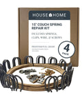 Built Tough Couch Spring Repair Kit With Zero Sag Promise includes four 15-inch springs, clips, and wire for easy use.