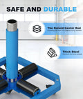 Close-up of the metal frame of Heavy Duty Cable Reel Turntable That Handles Up To 1000 Lbs And Fits 36 Inch Reels.