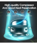 No Sweat Countertop Flake Ice Maker Machine With Silent Operation For Home Bars showcasing high-quality compressor features.