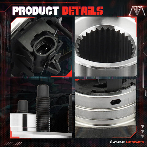 Product details of Front Wheel Hub And Bearing Assembly With ABS Direct Fit 2 Pack For 2006 2012 Chevy Malibu, 2005 2010 Pontiac G6