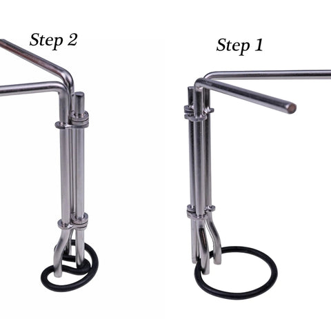Adjustable Gland Nut Wrench Set For Hydraulic Cylinders Three Quarter And One Half Inch Must Have Eight Piece Install Tool Set in use
