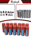 Pro Grade 13 Piece Collet Set One Eighth To Seven Eighth Inch R8 Mill Collet Holder For CNC Engraving Machines Ready To Roll