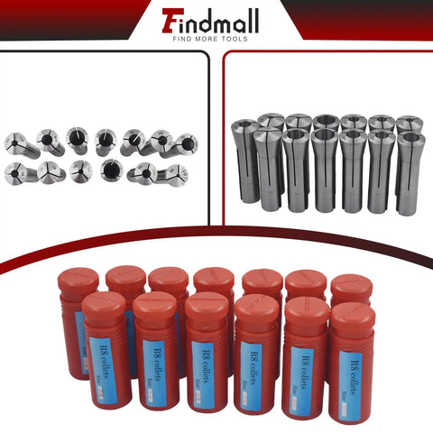Pro Grade 13 Piece Collet Set One Eighth To Seven Eighth Inch R8 Mill Collet Holder For CNC Engraving Machines Ready To Roll