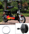 Electric bike with hub motor nut and washer kit for 750W to 1500W motors, including wheel lock nuts and axle bolts.