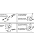 Diagram showing installation steps for Legit Lightning Fast External GPU Docking Station Featuring Hella Quick USB4 Connectivity and PCIe 16X Slot.
