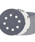 Grab These 5 Inch Wet Dry Sanding Discs With Eight Holes For Super Smooth Finishing Jobs Including Wood, Paint Or Primer Up To Grit 10000, gray sanding discs.