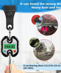 Heavy Duty Tarp Clips Set Of 6 With Lock Grip And Thumb Screws in wind and rain endurance test showing weight capacity.