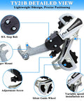 Detailed view of Rear Derailleur RD TY21B 6 and 7 Speed Replacement for mountain bikes showing hanger mount and components
