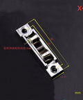 Built Tough Heavy Duty Sliding Door Rollers and Window Pulleys Rock Solid Double Wheel Hardware for Glass Aluminum Doors Drawers and Shower Tracks Glides Like Butter Super Easy Install 4 Pack with dimensions.