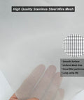 Industrial Grade 304 Stainless Steel Mesh Screen 200 Mesh For Filtration And DIY Projects YAGJIA in hand view.