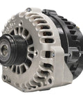 Front view of Remanufactured Alternator 3342732A for cars built to last with beefed up bearings and double lip seals.
