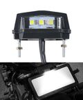 Bright LED Motorcycle License Plate Light Upgrade for Universal Motorbike Waterproof Rear Brake Tail Lamp Assembly