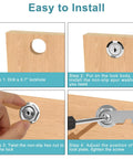 Installation guide for Badass Heavy Duty Cam Locks Keyed Alike Cabinet Hardware 1 1 8 Inch Zinc Alloy Cylinder.